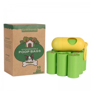 Whole Sale Compostable Smaltible Pet Poop Bags Eco Friendly Dog Poop Bags Cornamido Biodegradabili Bags