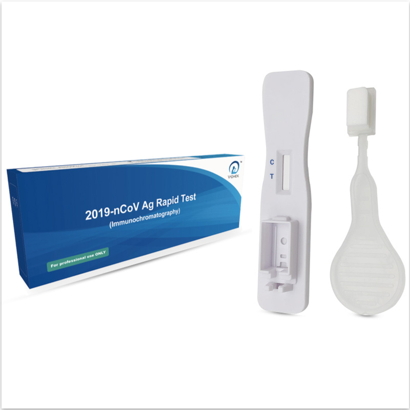 Il V-CHEK™2019-nCoV Ag Rapid Test Kit (Immunocromatografia)